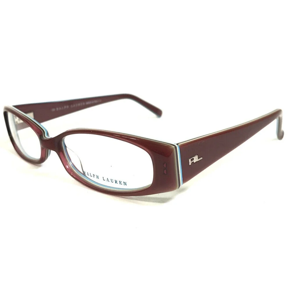 Ralph Lauren Eyeglasses Frames RL 1446 0QZ4 Brown Rectangular Full Rim 51-15-135